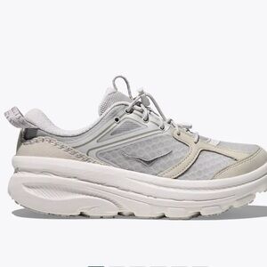 New Hoka One One U Bondi B3LS White Gray Women’s Size 9 / Men’s 8